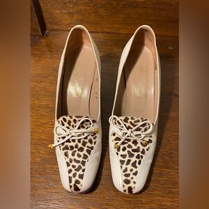 Beautiful hand crafted 1960s size 8 Rosina Ferragamo Schiavone Italian leather